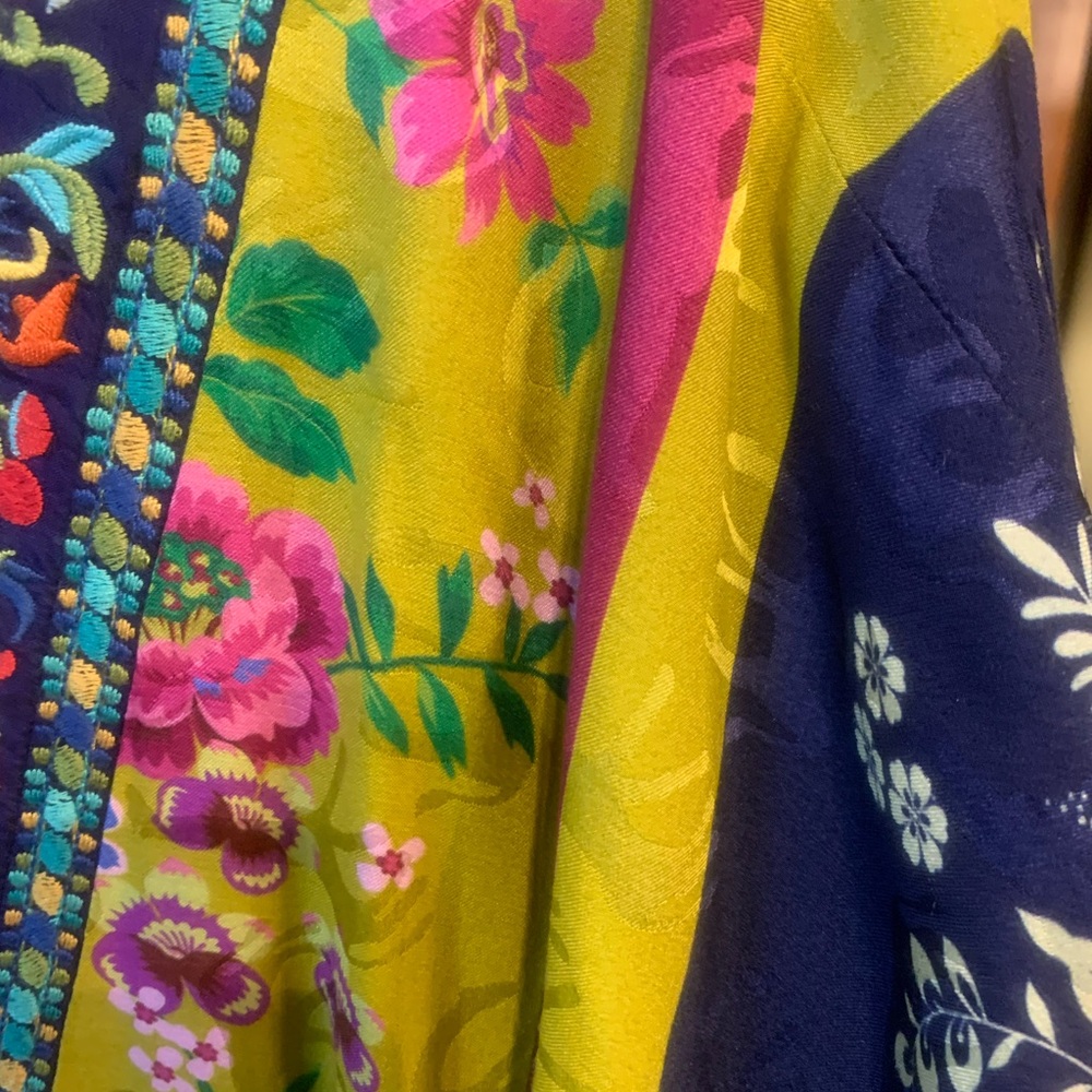 Johnny Was Cantero Floral Patchwork Jacket Boho c… - image 6